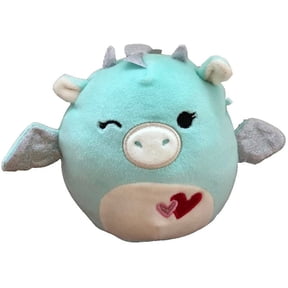 Squishmallows Official Kellytoy Valentines Squad Plush (5 Inch, Palasha Dragon)