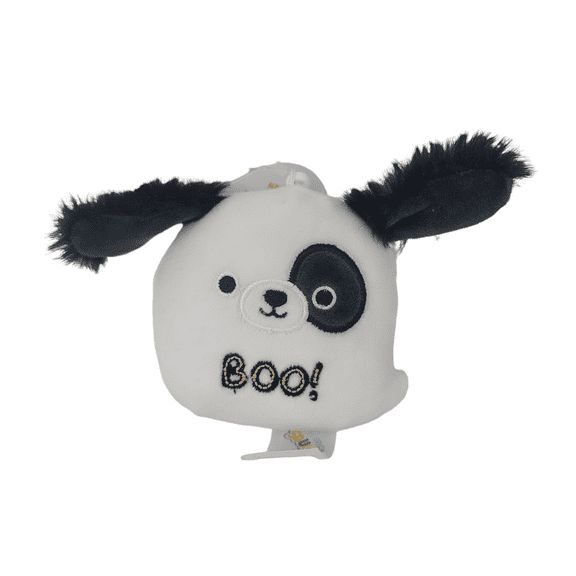 Squishmallows Official Kellytoys 3.5 Inch Beau the Ghost Dog Clip On Halloween EditionUltimate Soft Animal Stuffed Toy