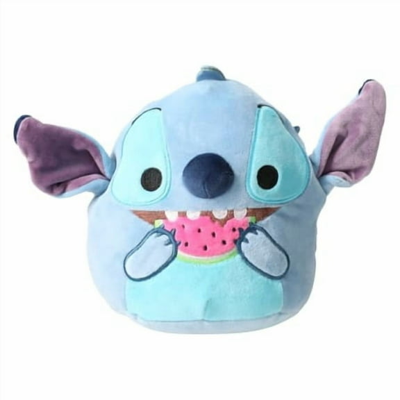 Squishmallows Official Kellytoys 8 Inch Stitch the Alien Eating Watermelon Ultimate Soft Plush Toy