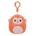 thumbnail image 1 of Squishmallows Official Kellytoys ~ Elton the Monkey ~ 3.5 Inch Clip Plush Toy, 1 of 1
