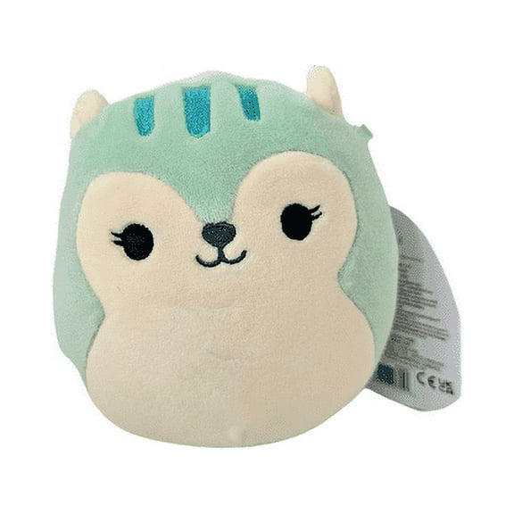 Squishmallows Official Kellytoys Inch 8 Inch Fuyuki the Teal Blue Squirrel Ultimate Soft Plush Stuffed Toy