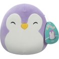 thumbnail image 1 of Squishmallows Official Kellytoys Plush 10 Inch Elle the Purple Penguin Soft Stuffed Toys, 1 of 6