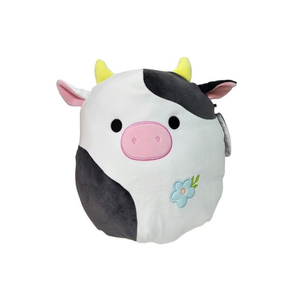 Squishmallows Official Kellytoys Plush 12 Inch Connor the Cow with Floral Embroidery Easter Edition Ultimate Plush Stuffed Toy