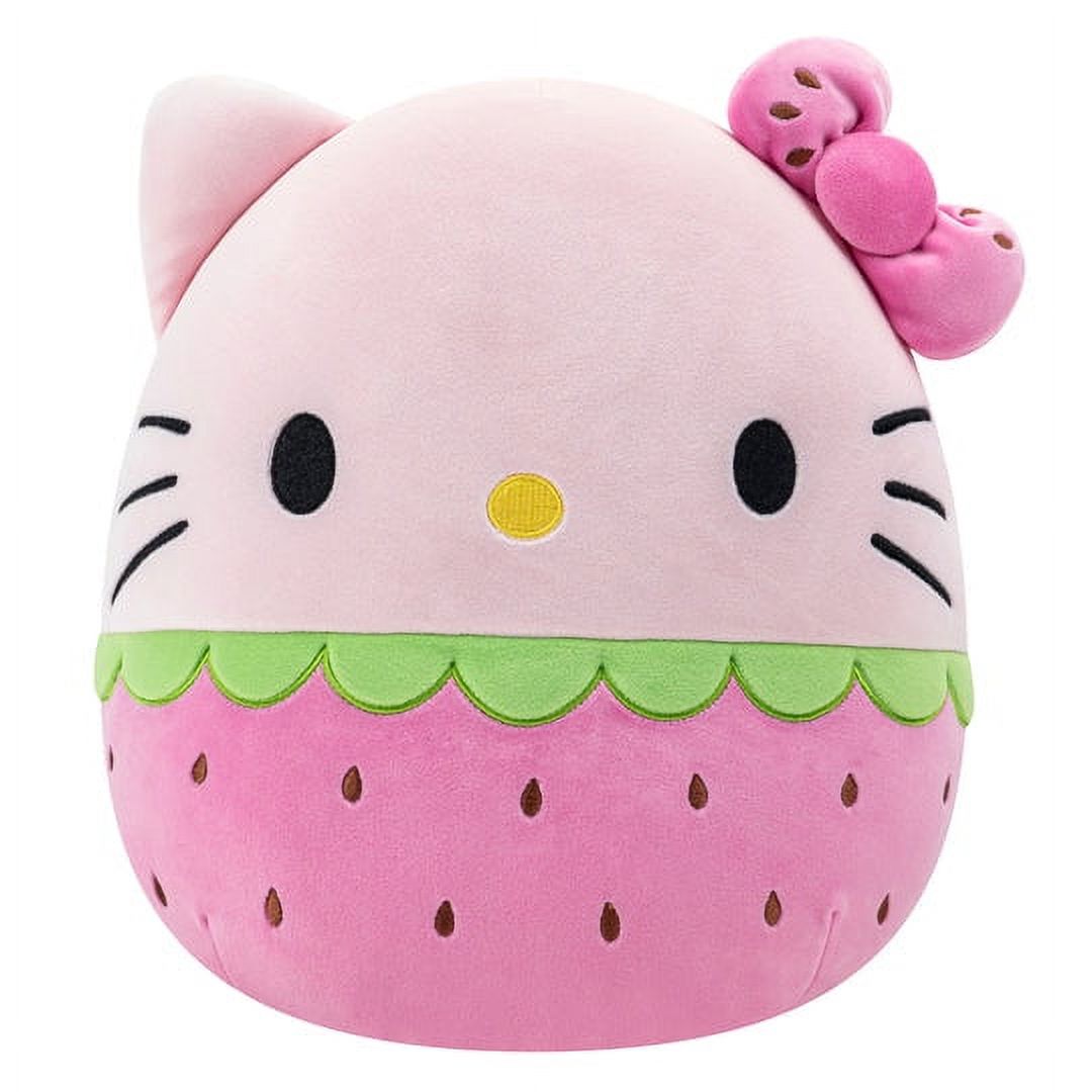 Squishmallows Official Kellytoys Plush 12 Inch Hello Kitty Strawberry