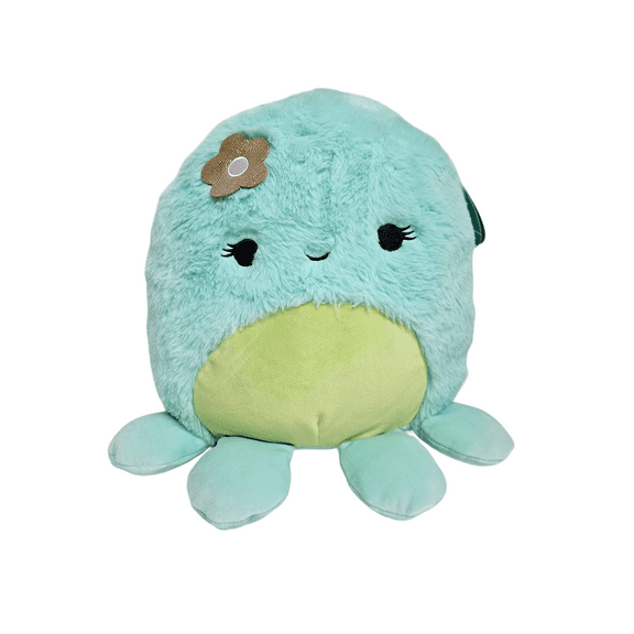 Squishmallows Official Kellytoys Plush 12 Inch Ophelia the Teal Octopus with Bow Fuzzamallow Ultimate Soft Plush Stuffed Toy