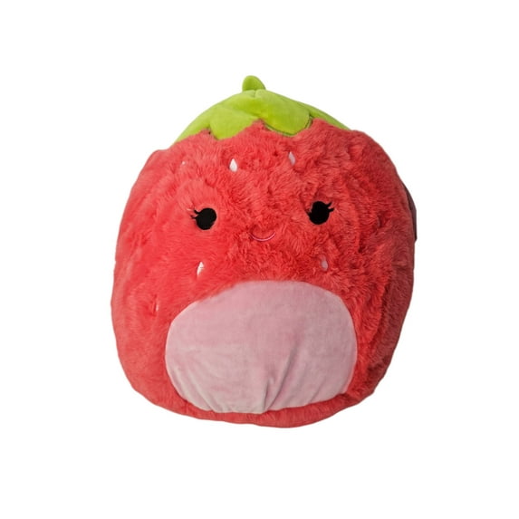 Squishmallows Official Kellytoys Plush 12 Inch Scarlet the Strawberry Fruit Fuzzamallow Ultimate Soft Stuffed Toys