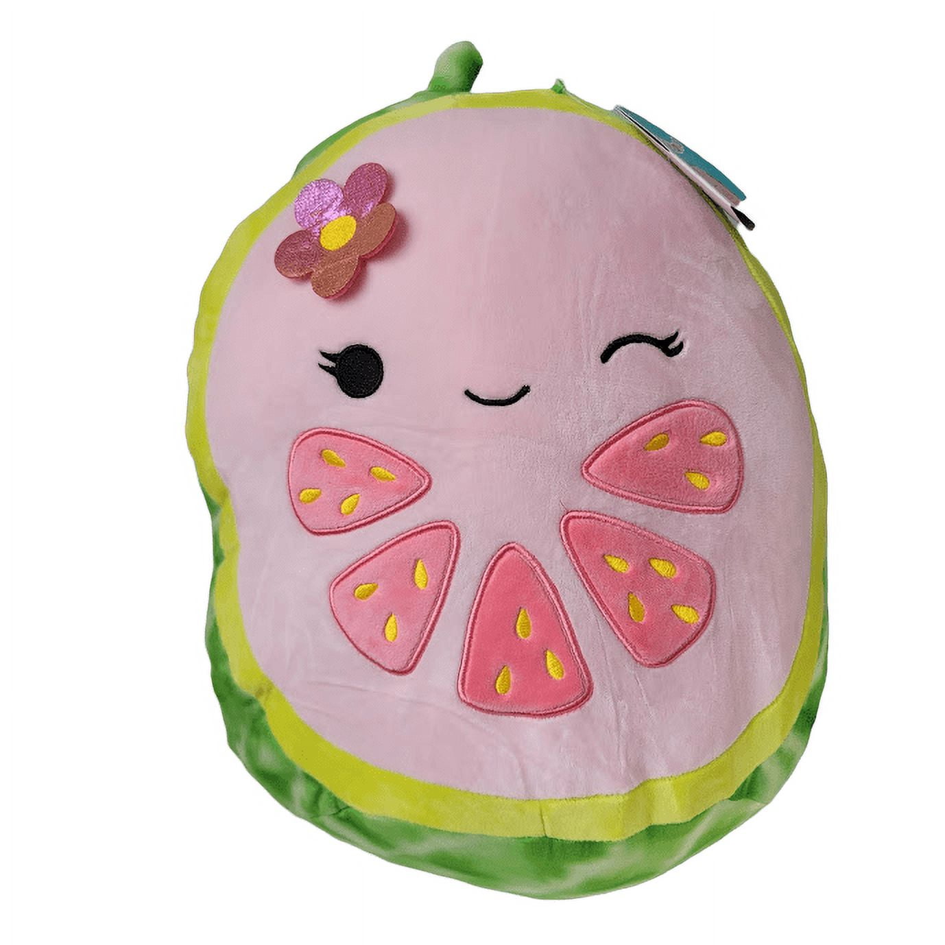 Squishmallows Official Kellytoys Plush 14 Inch Lena the Guava Fruit Ultimate Soft Stuffed Toy