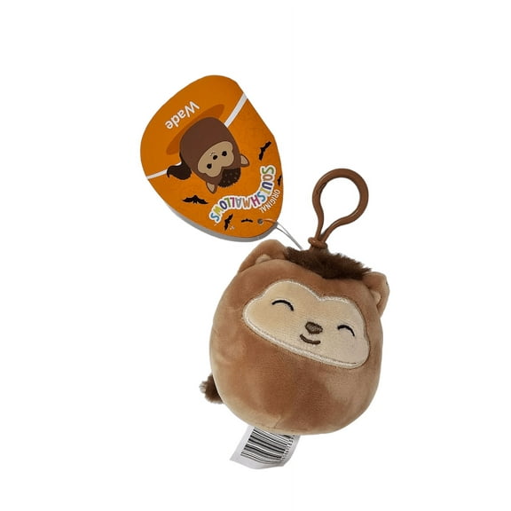 Squishmallows Official Kellytoys Plush 3.5 Inch Wade the Warewolf Clip-On Stuffed Toy