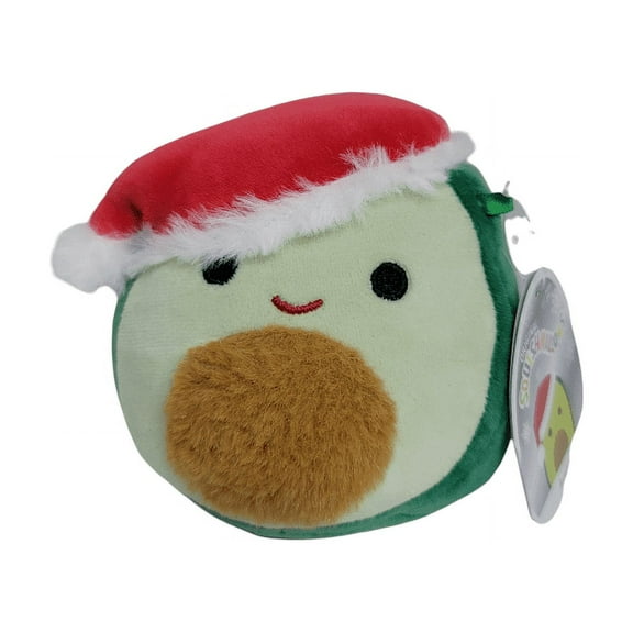 Squishmallows Official Kellytoys Plush 4.5 Inch Austin with Santa Hat Ultimate Soft Stuffed Toy