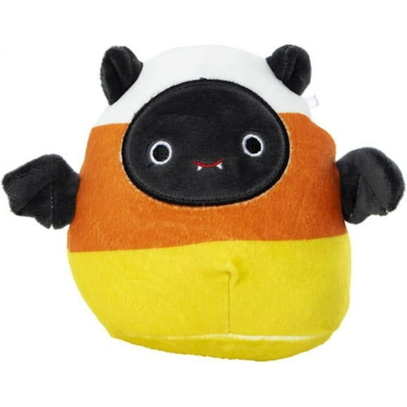 Squishmallows Official Kellytoys Plush 4.5 Inch Emily the Bat in Candycorn Costume Halloween Edition Ultimate Soft Stuffed Toy