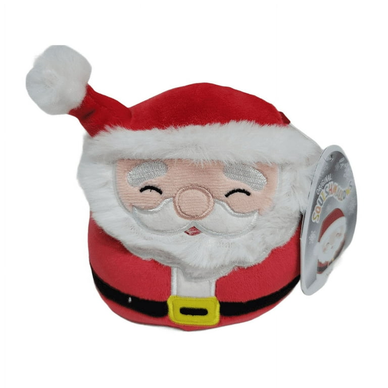 Squishmallow 4 Inch Nick the Santa with Patterened Suit Christmas