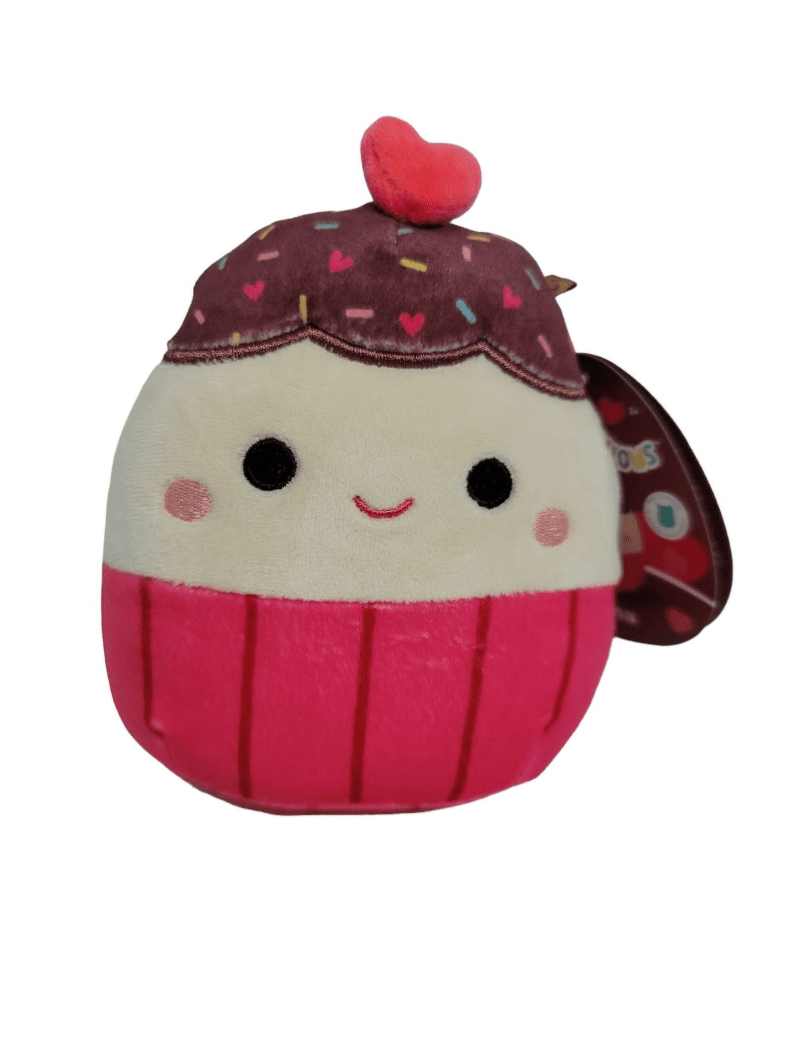 Squishmallow 5 Inch Ottie the Chocolate Cupcake Valentine Plush Toy