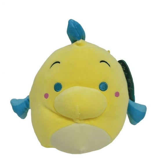 Squishmallows Official Kellytoys Plush 5 Inch Flounder the Fish from Disney's The Little Mermaid Ultimate Soft Stuffed Toy