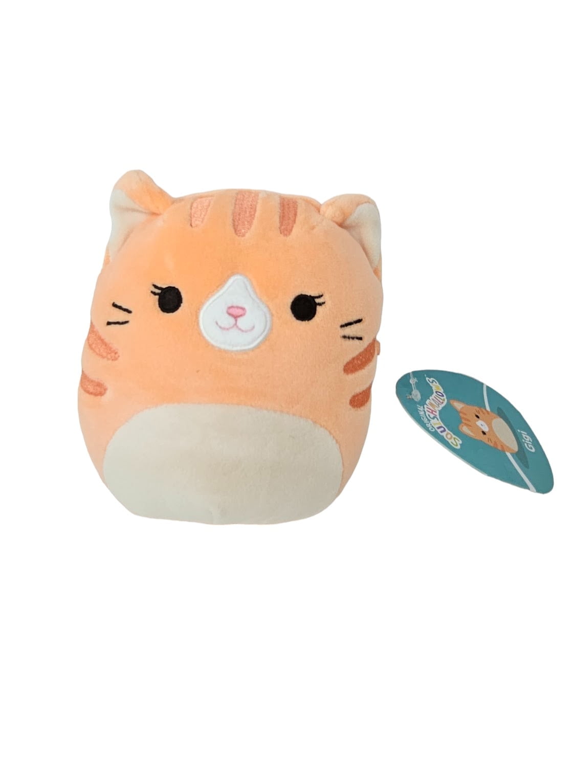 Squishmallows Official Kellytoys Plush 5 Inch Gigi the Orange Tabby Cat Ultimate Soft Plush Stuffed Toy