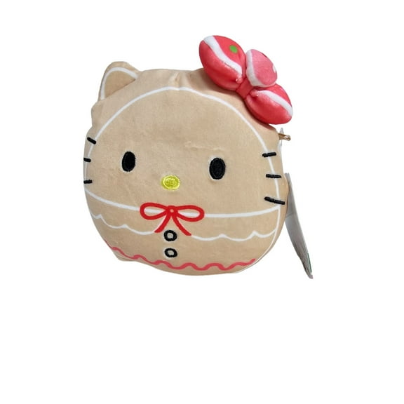 Squishmallows Official Kellytoys Plush 5 Inch Hello Kitty Gingerbread Sanrio Hello Kitty and Friendsz Ultimate Plush Stuffed Toy