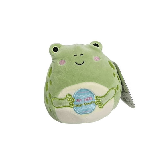 Squishmallows Official Kellytoys Plush 5 Inch Zhen the Green Frog "Hey There Hot Stuff" Easter Edition Ultimate Soft Plush Stuffed Toy