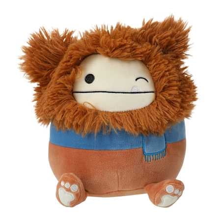 Squishmallows Official Kellytoys Plush 7.5 Inch Benny the Bigfoot with Blue Scarf Harvest Squad Soft Stuffed Toys