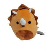 Squishmallows Official Kellytoys Plush 7.5 Inch Lyan the Orange Triceratops Ultimate Soft Stuffed Toy