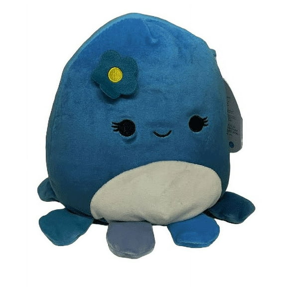 Squishmallows Official Kellytoys Plush 7.5 Inch Marybeth The Blue Octopus Ultimate Soft Stuffed Toy
