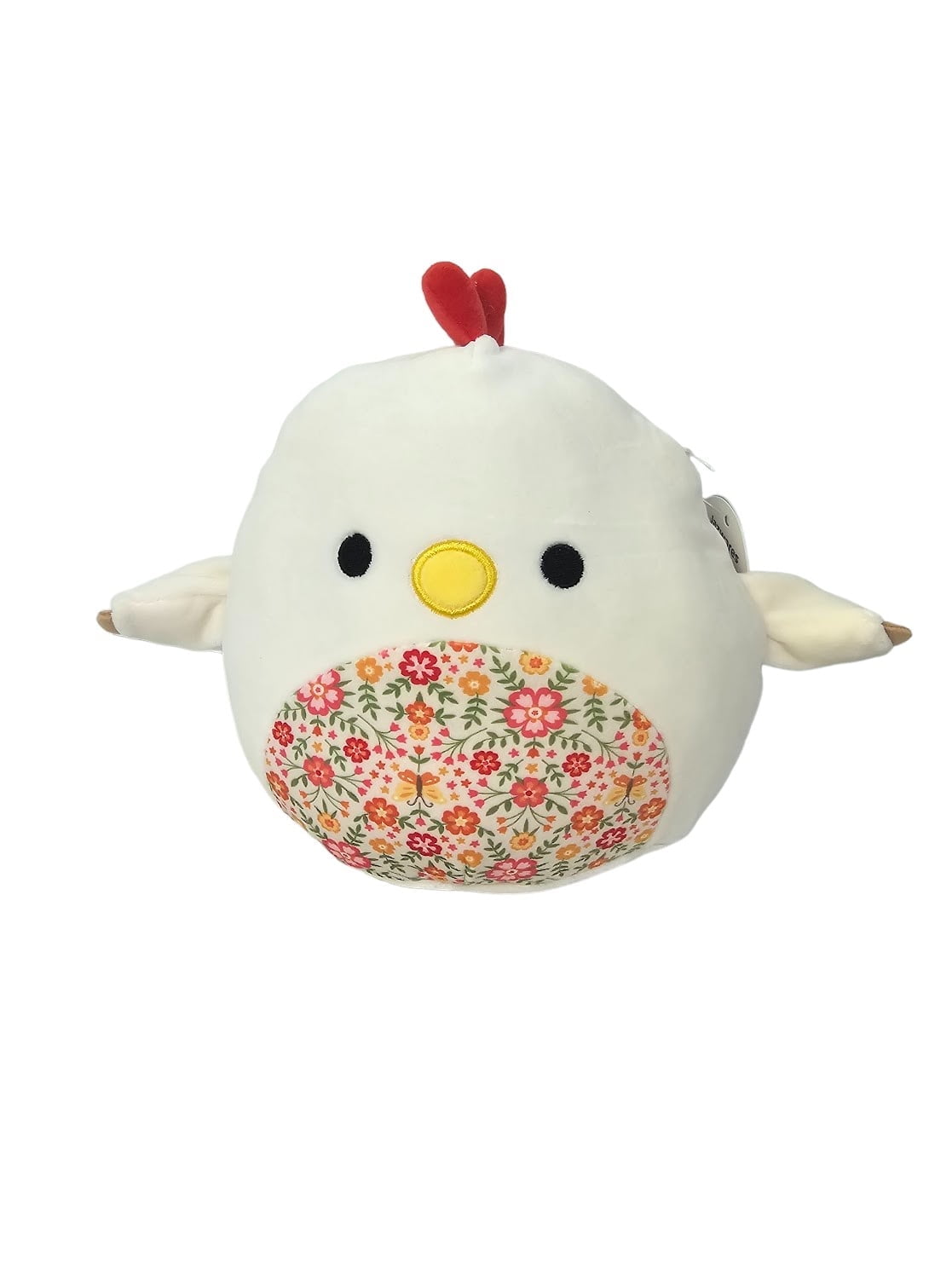 Squishmallows Official Kellytoys Plush 7.5 Inch Todd the Chicken Floral Belly Spring Squad Ultimate Soft Stuffed Toy