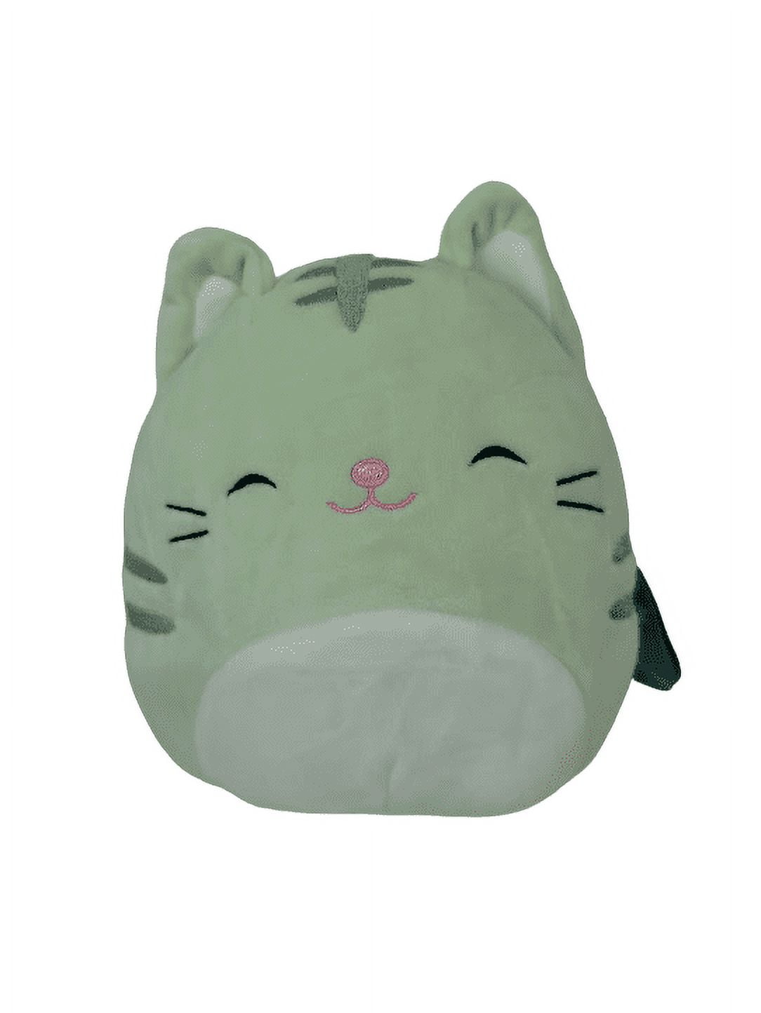 Green cat plush sales