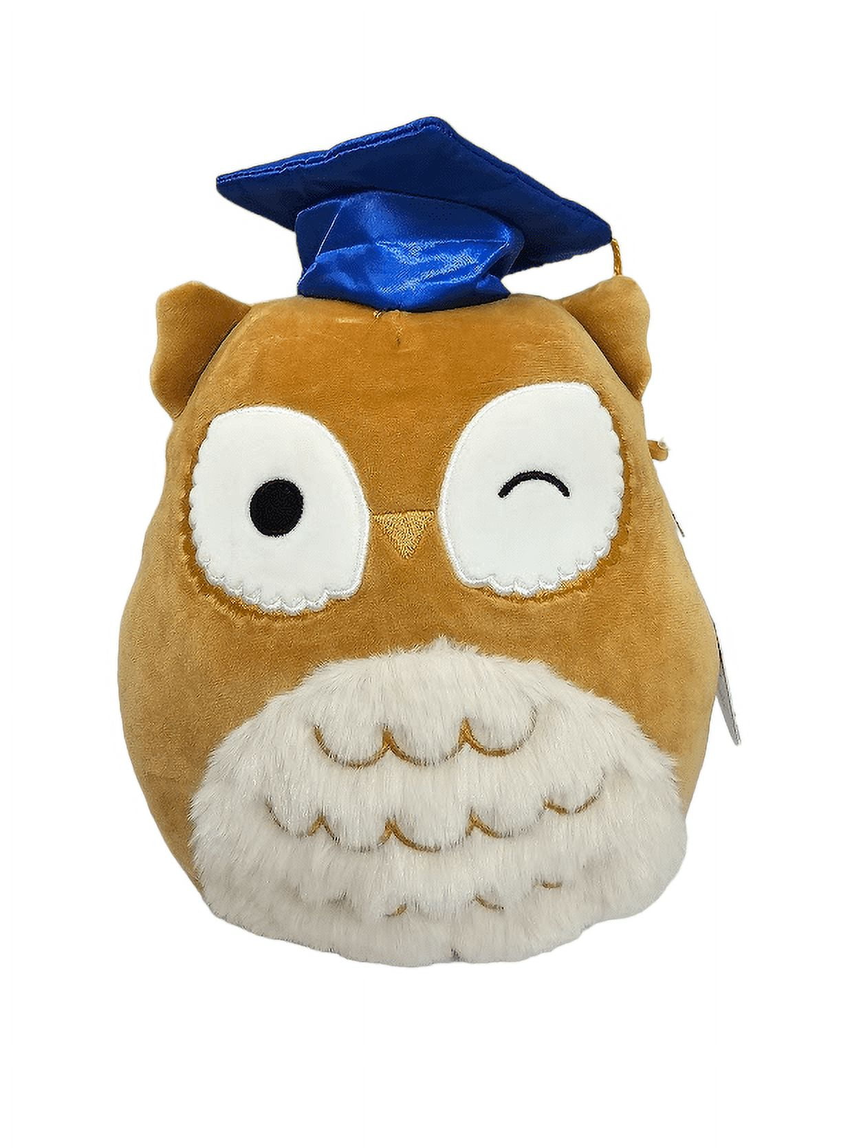 Squishmallows Official Kellytoys Plush 8 Inch Arella the Owl With Cap Graduation Edition Ultimate Soft Plush Stuffed Toy