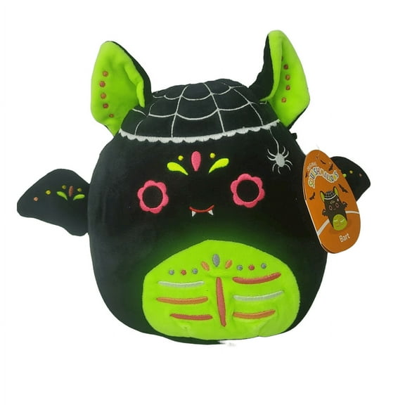 Squishmallows Official Kellytoys Plush 8 Inch Bart the Bat Day of the Dead Halloween Edition Ultimate Soft Stuffed Toy