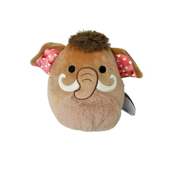 Squishmallows Official Kellytoys Plush 8 Inch Chienda the Wolly Mammoth Heart Ears Valentines Edition Plush Stuffed Toy