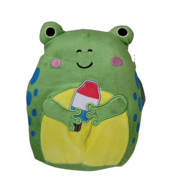 Squishmallows Official Kellytoys Plush 8 Inch Limell the Frog Summer Squad Ultimate Soft Animal Plush Stuffed Toy