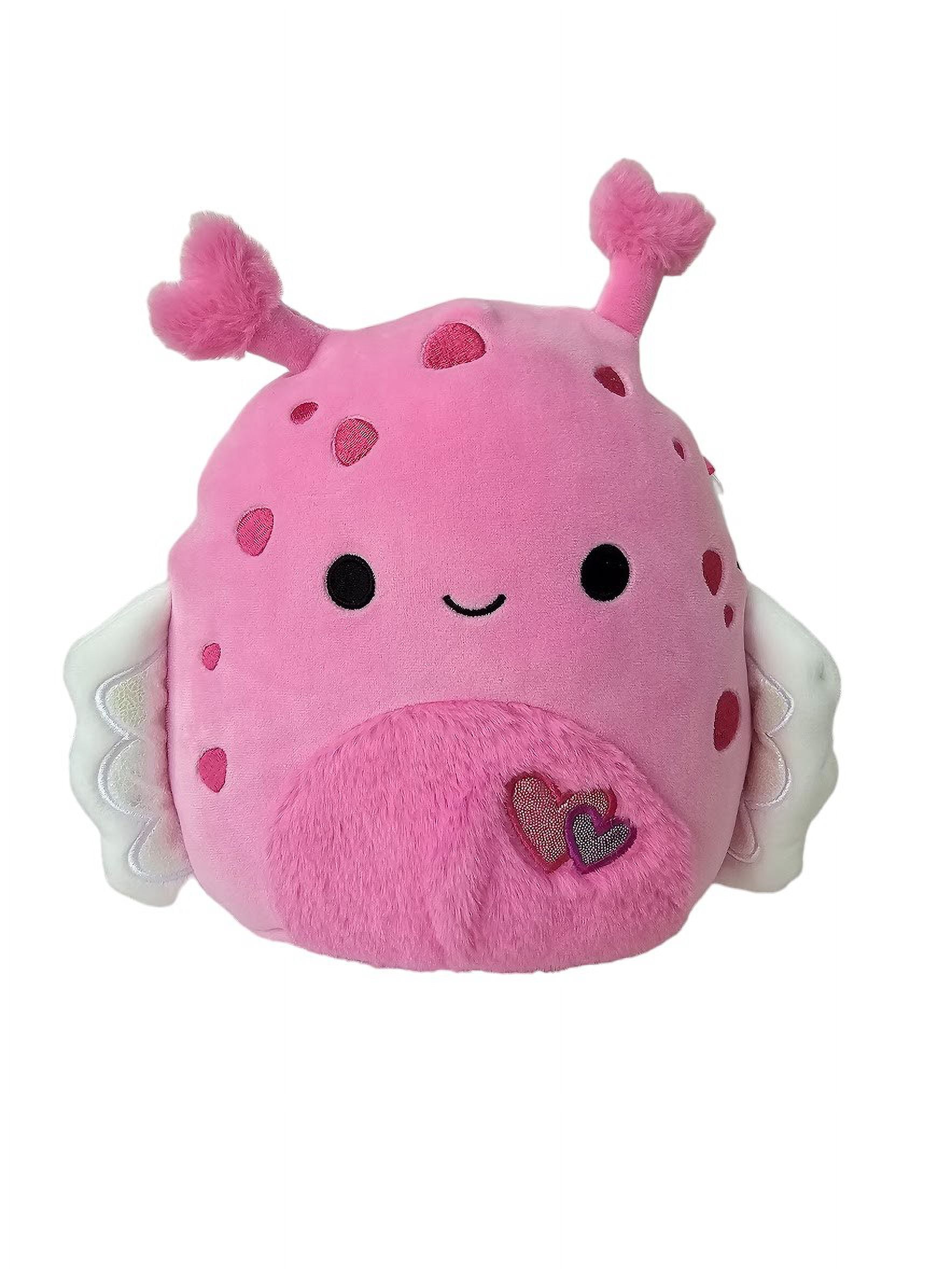 Squishmallows Official Kellytoys Plush 8 Inch Shabnam the Pink Sea Slug Valentines Edition Plush Stuffed Toy