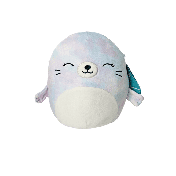 Squishmallows Official Kellytoys Plush 8 Inch Tobias the Pink,Purple and Blue Seal Ultimate Soft Plush Stuffed Toy