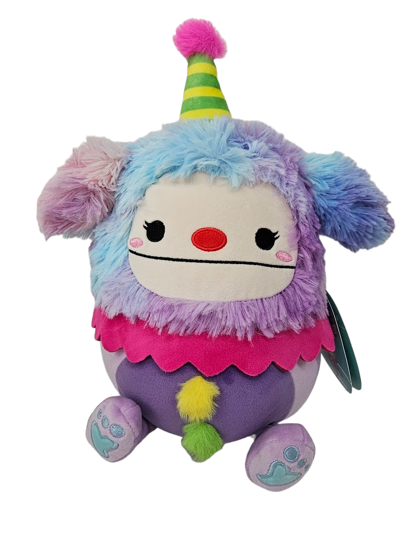 Squishmallows Official Kellytoys Plush 8 Inch Yekaterina the Clown Big Foot Ultimate Soft Stuffed Toy