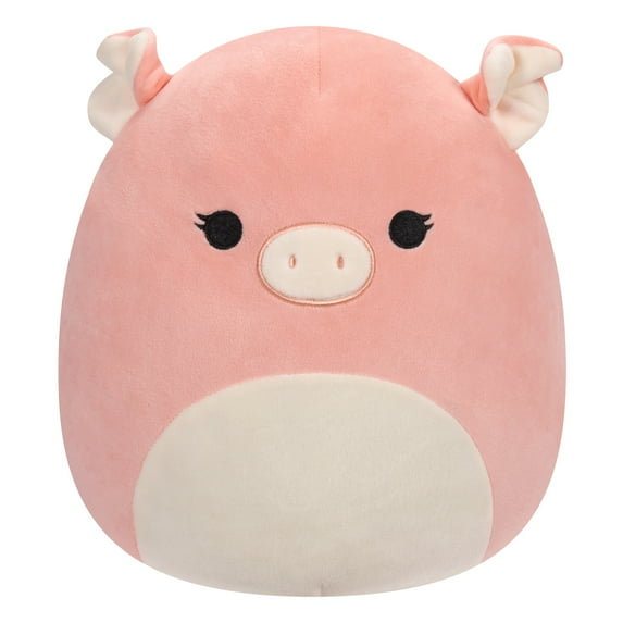 Squishmallows Official Plush 10 inch Petra the Pink Pig - Childs Ultra Soft Stuffed Plush Toy