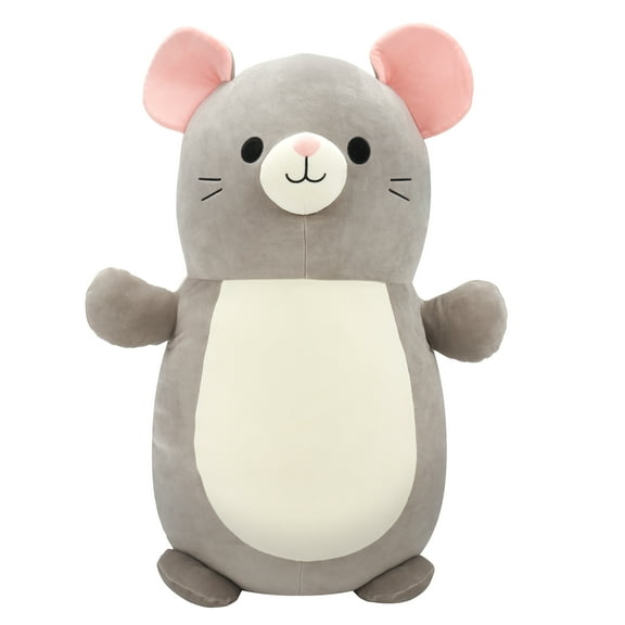 Squishmallows Official Hugmee Plush 26 inch Misty the Grey Mouse - Child's Ultra Soft Stuffed Toy