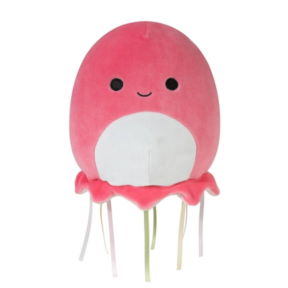 Squishmallows Official Plush 7.5 inch Selema the Pink Jellyfish - Child's Ultra Soft Stuffed Toy