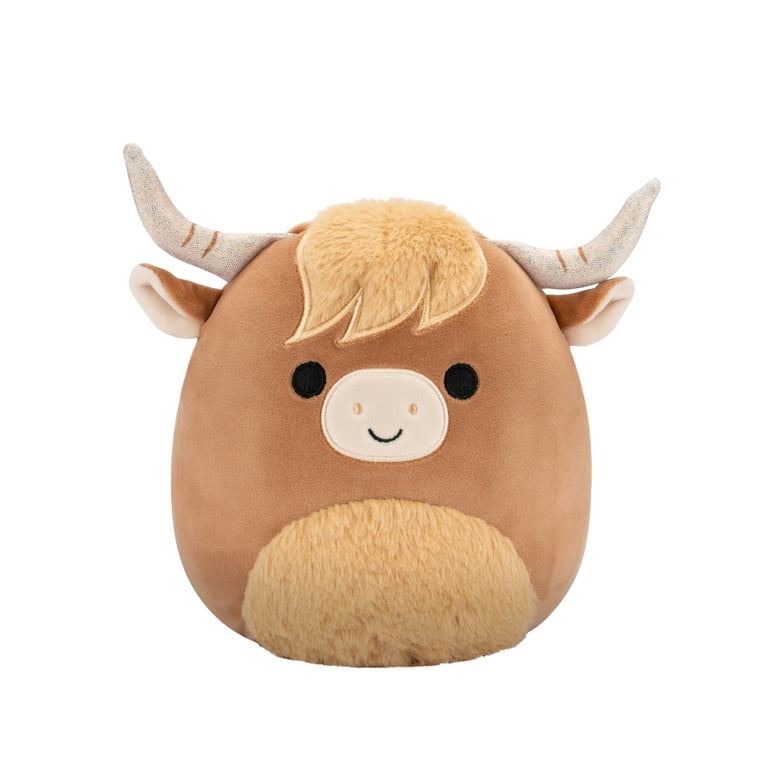Squishmallows inch Plush Toy Wilfred the Brown Highland Cow