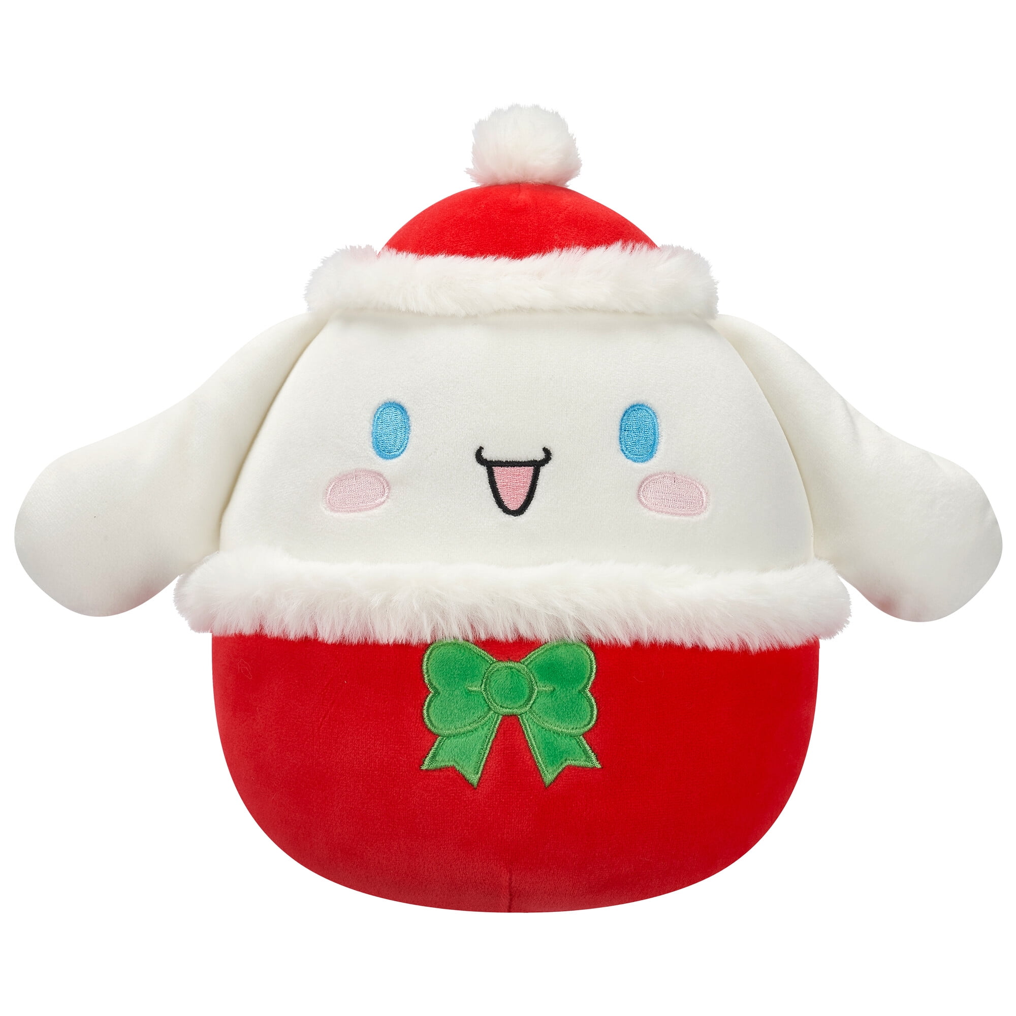 Squishmallows Official Plush 8 inch Holiday Red and White Cinnamoroll Hello Kitty - Childs Ultra Soft Stuffed Toy