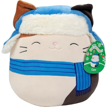 Squishmallows Original 10-Inch Cam The Cat - Official Jazwares Plush - Collectible Soft & Squishy Kitty Stuffed Animal Toy - Add to Your Squad - Gift for Kids, Girls & Boys