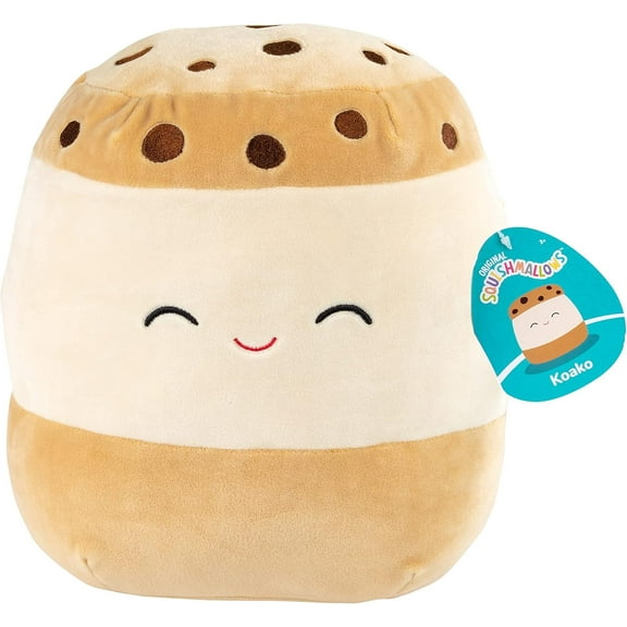 Squishmallows Original 10-Inch Koako The Dessert - Official Jazwares Plush - Collectible Soft & Squishy Stuffed Animal Toy - Add to Your Squad - Gift for Kids, Girls & Boys