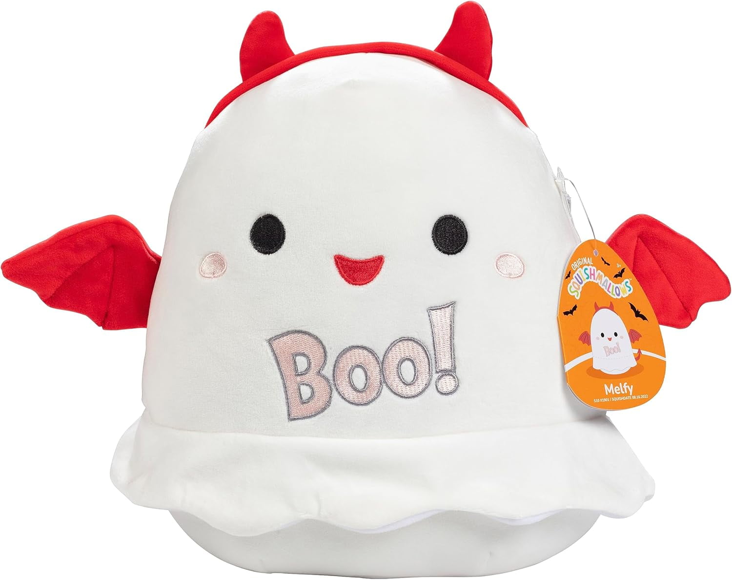 Squishmallows Original 10-Inch Melfy The Ghost - Official