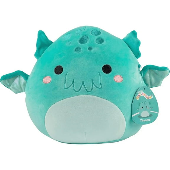 Squishmallows Original 10-Inch Theotto The Blue Cthulhu - Official Jazwares Plush - Collectible Soft & Squishy Stuffed Animal Toy - Add to Your Squad - Gift for Kids, Girls & Boys
