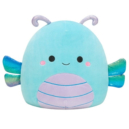 Squishmallows Original 10 inch Heather the Dragonfly - Child's Ultra Soft Stuffed Plush Toy