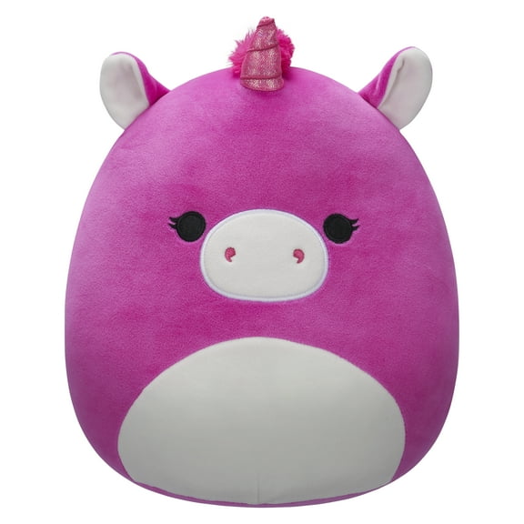 Squishmallows Original 10 inch Zeena the Hot Pink Unicorn - Child's Ultra Soft Stuffed Plush Toy