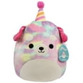 thumbnail image 1 of Squishmallows 12" Delenne The Party Puppy Dog w Party Hat - Official 2026 Jazwares Celebration Plush - Collectible Soft and Squishy Puppy Stuffed Animal Toy - Gift for Kids, 1 of 5