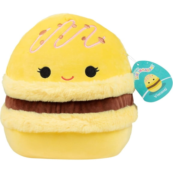 Squishmallows Original 12-Inch Visconti The Macaron - Official Jazwares Plush - Collectible Soft & Squishy Food Stuffed Animal Toy - Gift for Kids, Girls & Boys
