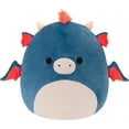 thumbnail image 1 of Squishmallows Original 14-Inch Carin Blue Dragon with Orange Mane Official Jazwares Plush, 1 of 6