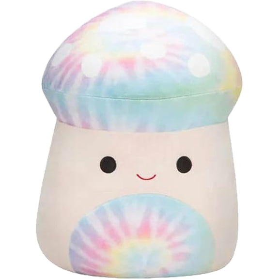 Squishmallows Original 14" Kervena the Tie-Dye Mushroom Plush  Official Kellytoy Ultra Soft Collectible Stuffed Animal