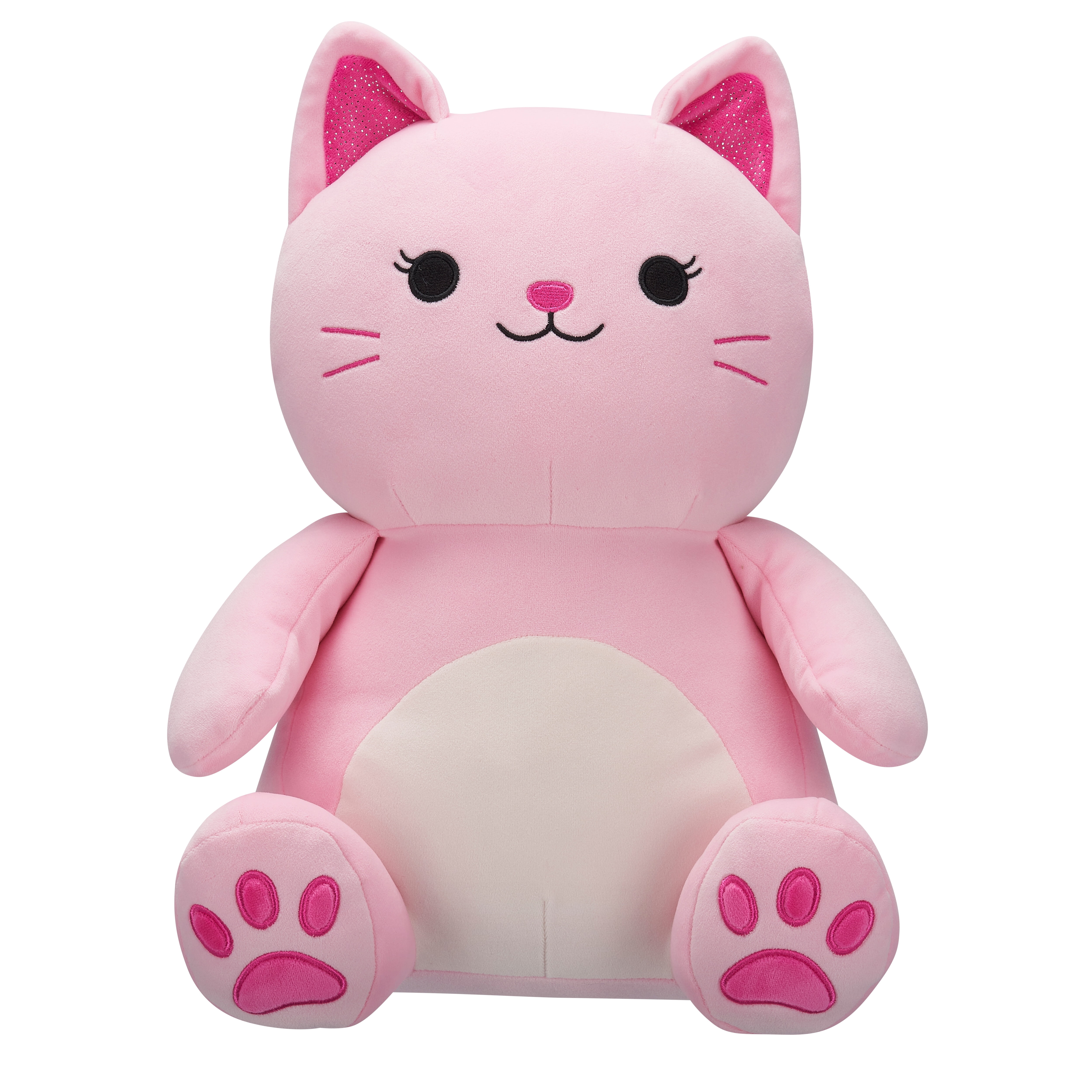 Squishmallows Original 14 inch Celenia the Pink Cat Squeezemallows Child's Ultra Soft Plush Toy