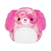 Squishmallows Original 14 inch Detina the Pink Dog with Fuzzy Ears - Child's Ultra Soft Plush Toy