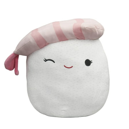 Squishmallows Original 14 inch Keina the Shrimp Sushi with Winking Eye - Child's Ultra Soft Plush Toy